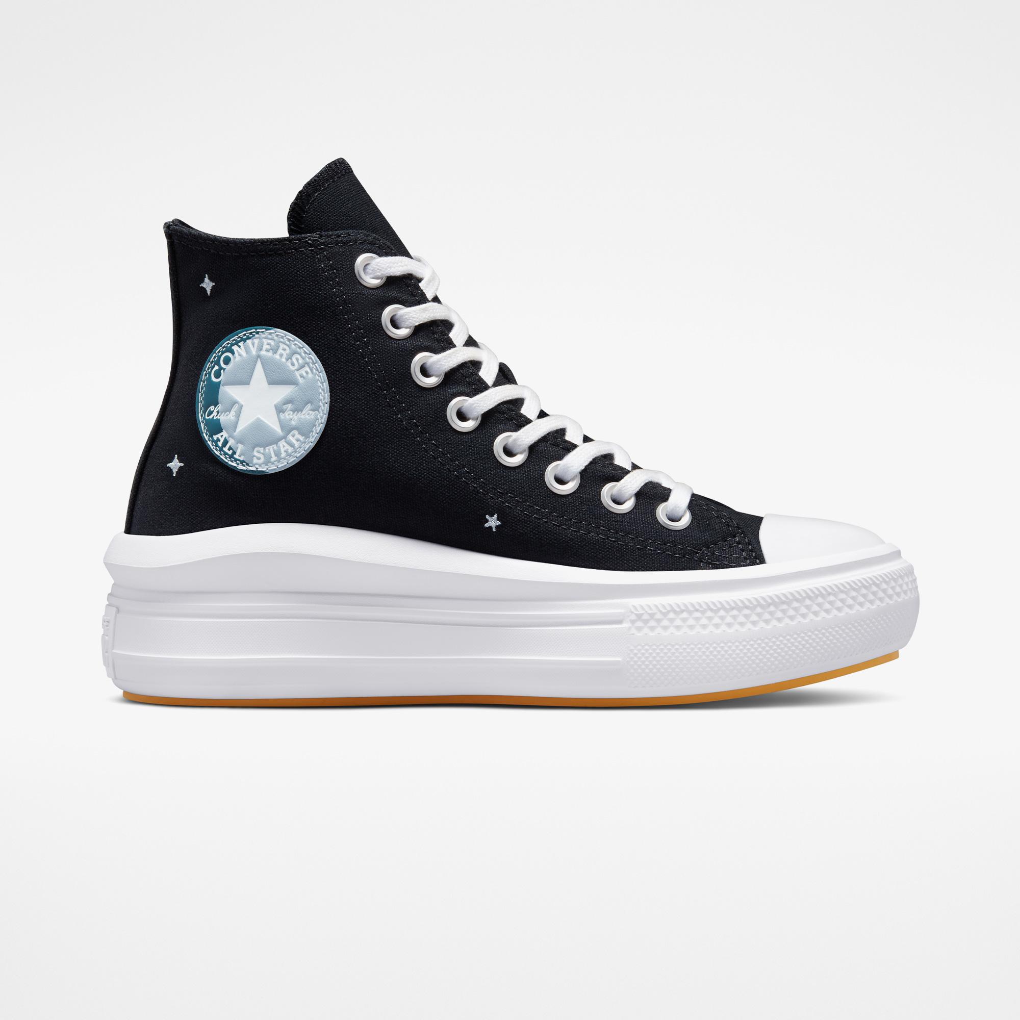 Converse Chuck Taylor All Star Move Kadın Siyah Sneaker