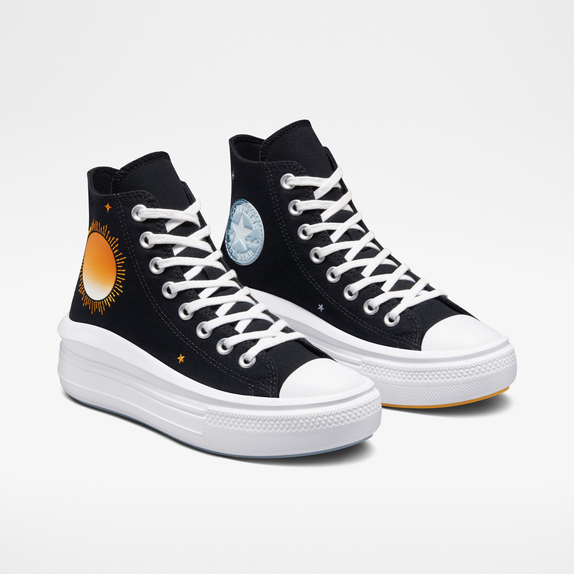 Converse Chuck Taylor All Star Move Kadın Siyah Sneaker