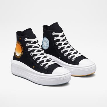  Converse Chuck Taylor All Star Move Kadın Siyah Sneaker