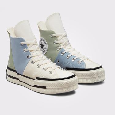  Converse Chuck 70 Plus Material Mashup Unisex Gri Sneaker