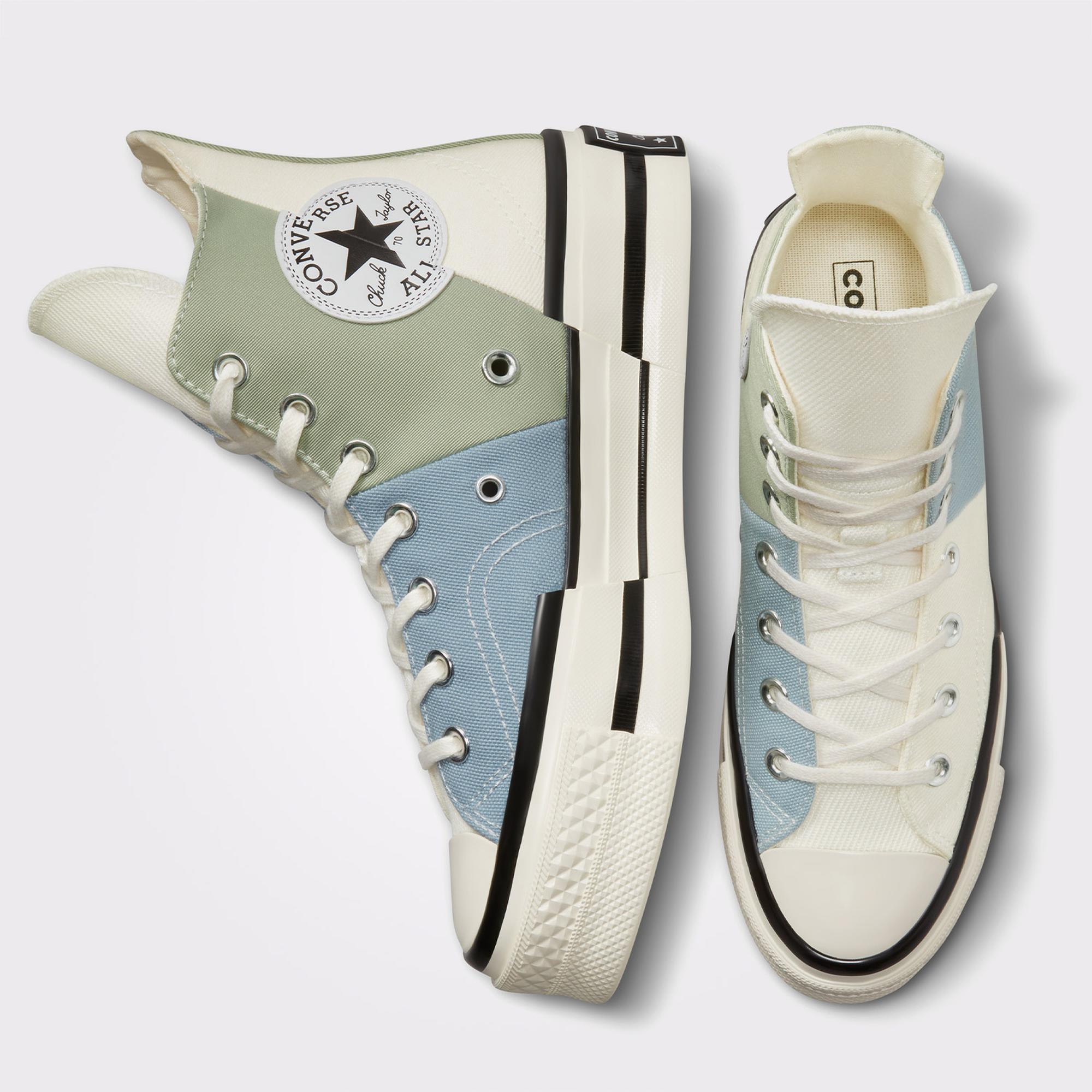 Converse Chuck 70 Plus Material Mashup Unisex Gri Sneaker
