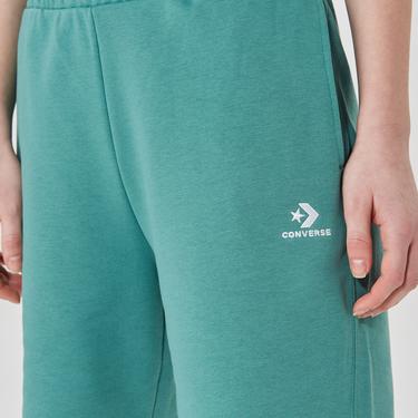  Converse Go-To Embroidered Star Chevron Fleece Unisex Yeşil Şort