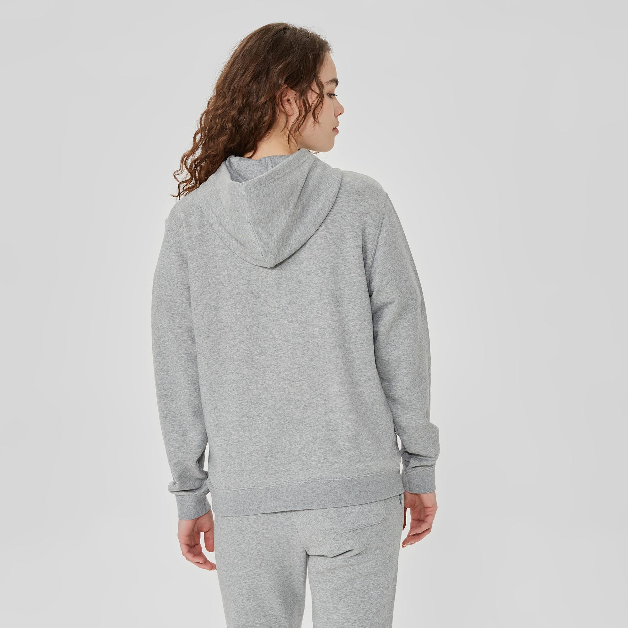 Converse Go-To All Star Patch Standard-Fit Pullover Unisex Gri Hoodie