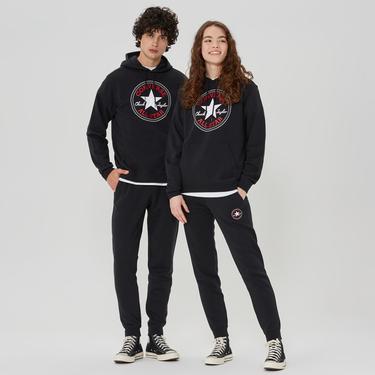  Converse Go-To All Star Patch Standard-Fit Pullover Unisex Lacivert Hoodie