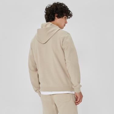  Converse Go-To Embroidered Star Chevron French Terry Unisex Bej Hoodie Sweatshirt