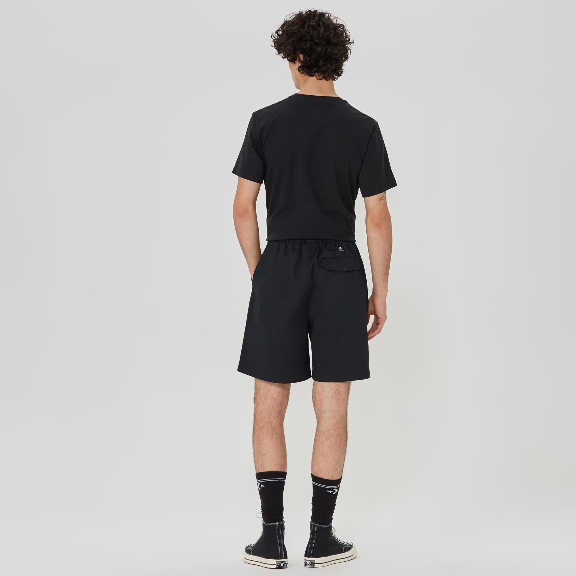 Converse Woven Erkek Siyah Şort