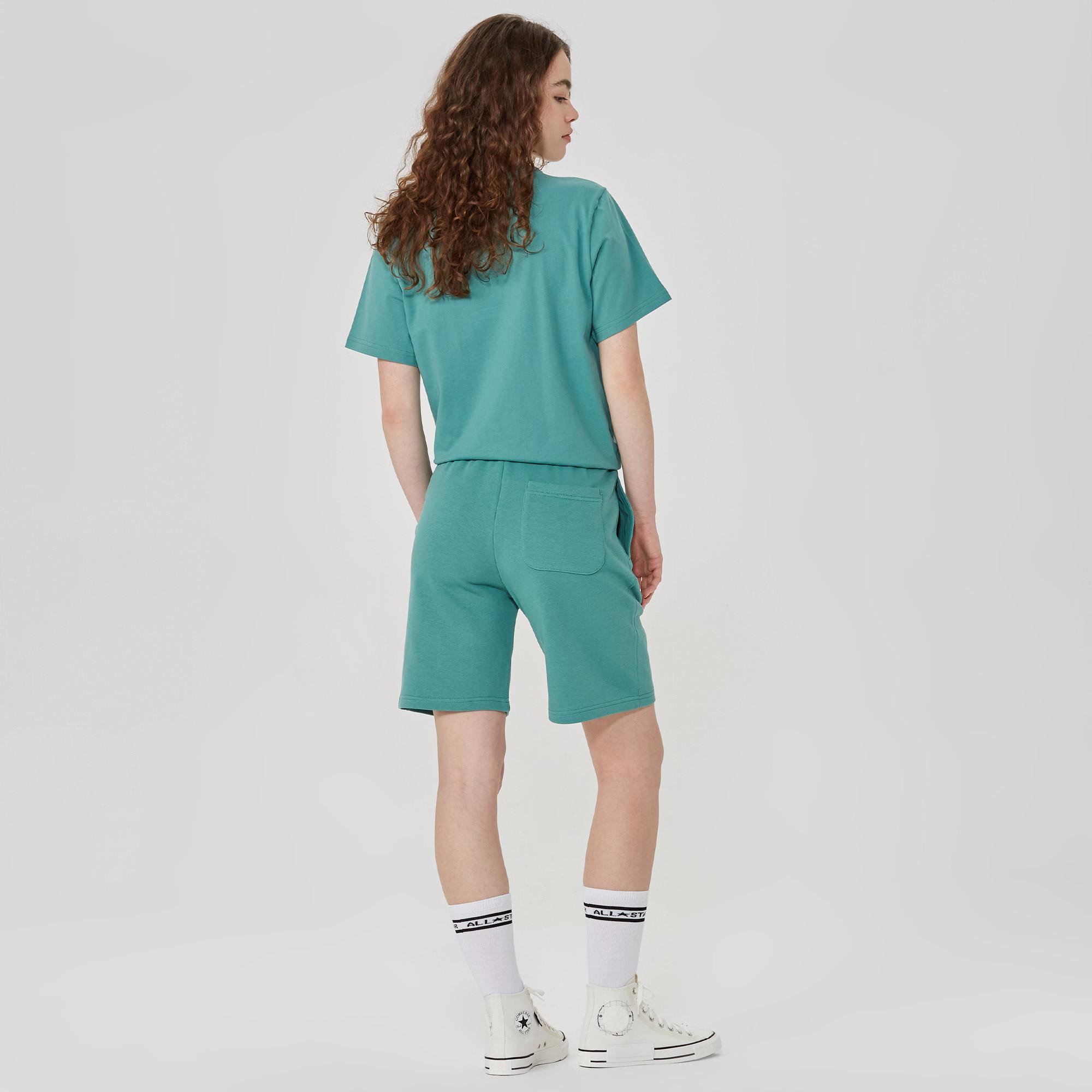 Converse Go-To Embroidered Star Chevron Fleece Unisex Yeşil Şort