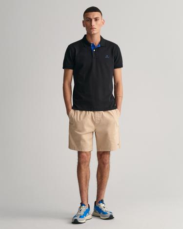  GANT Erkek Siyah Slim Fit Polo