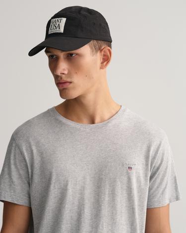  GANT Erkek Gri Regular Fit Bisiklet Yaka  T-shirt
