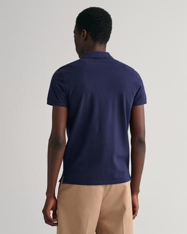  GANT Erkek Lacivert Slim Fit Polo