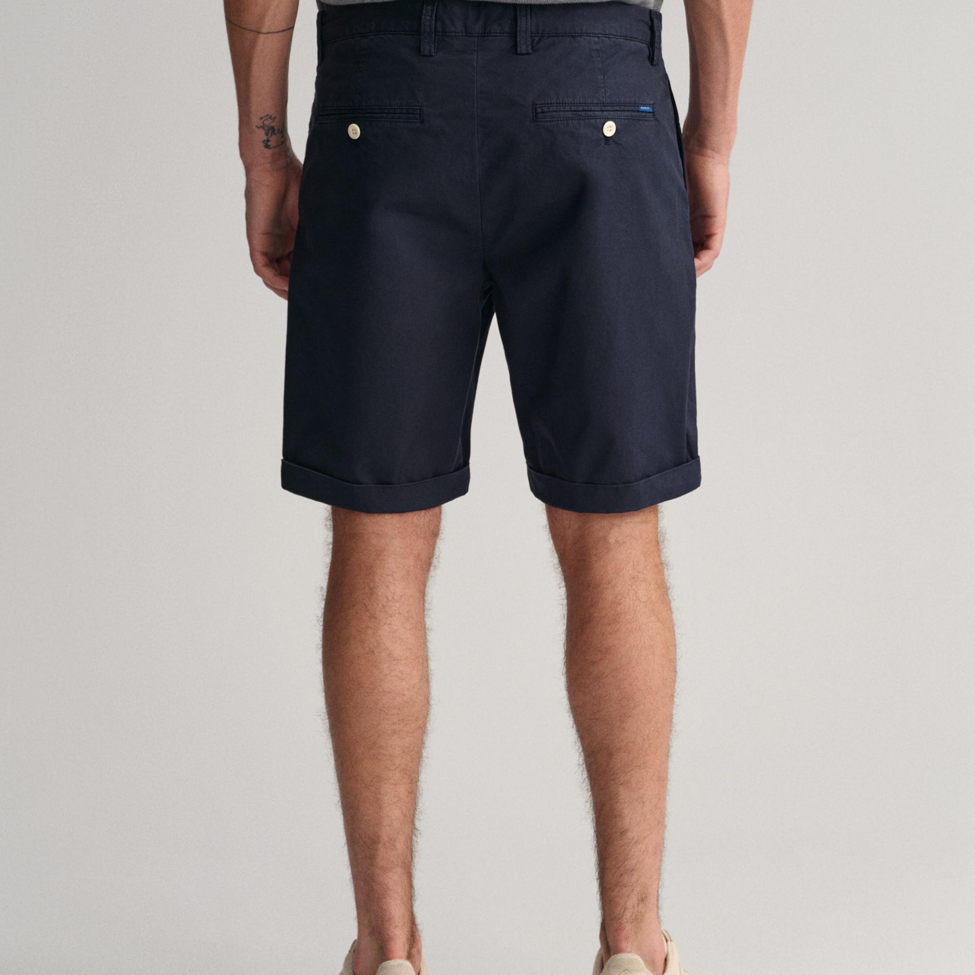 GANT Erkek Lacivert Regular Fit Şort