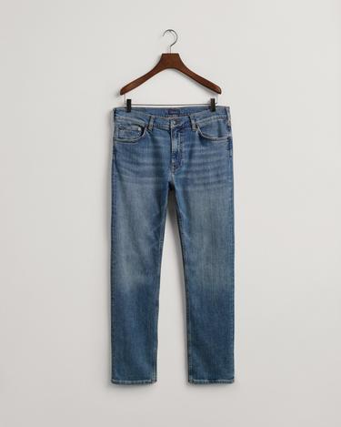  GANT Arley Erkek Mavi Regular Fit Jean Pantolon