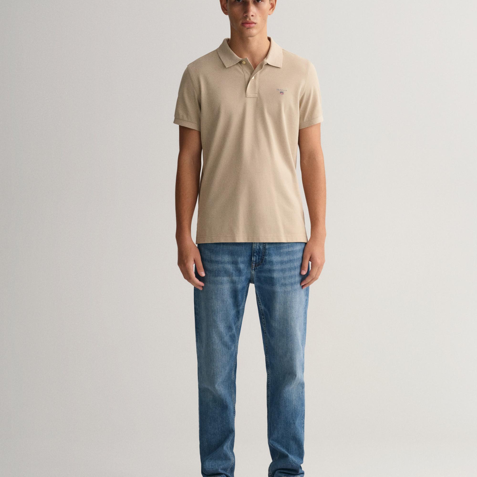 GANT Arley Erkek Mavi Regular Fit Jean Pantolon