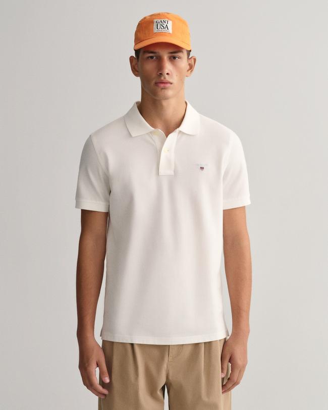  GANT Erkek Beyaz Regular Fit Polo