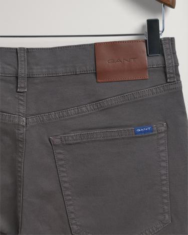  GANT Erkek Gri Slim Fit Hayes Jean Pantolon