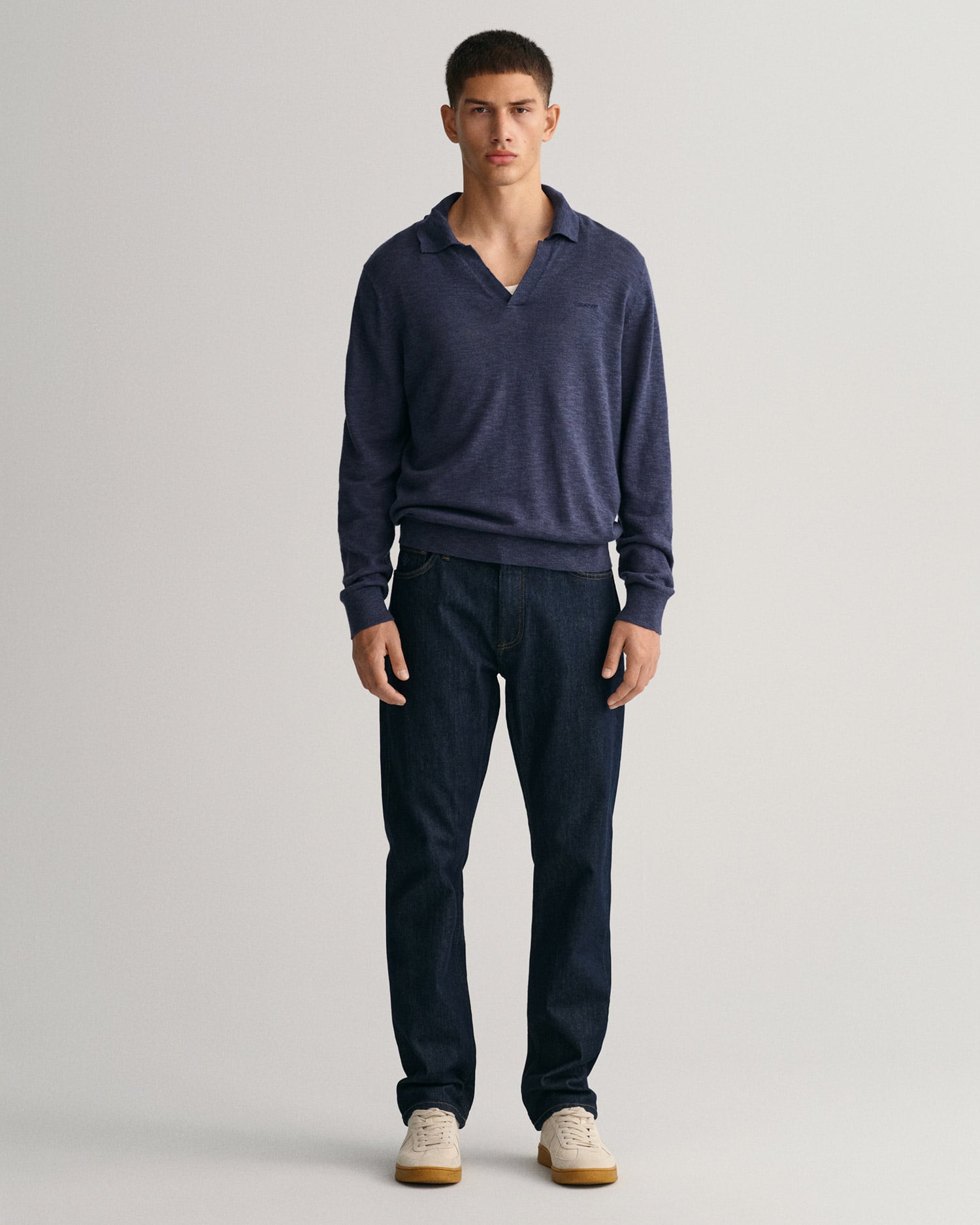  GANT Erkek Lacivert Regular Fit Jean Pantolon