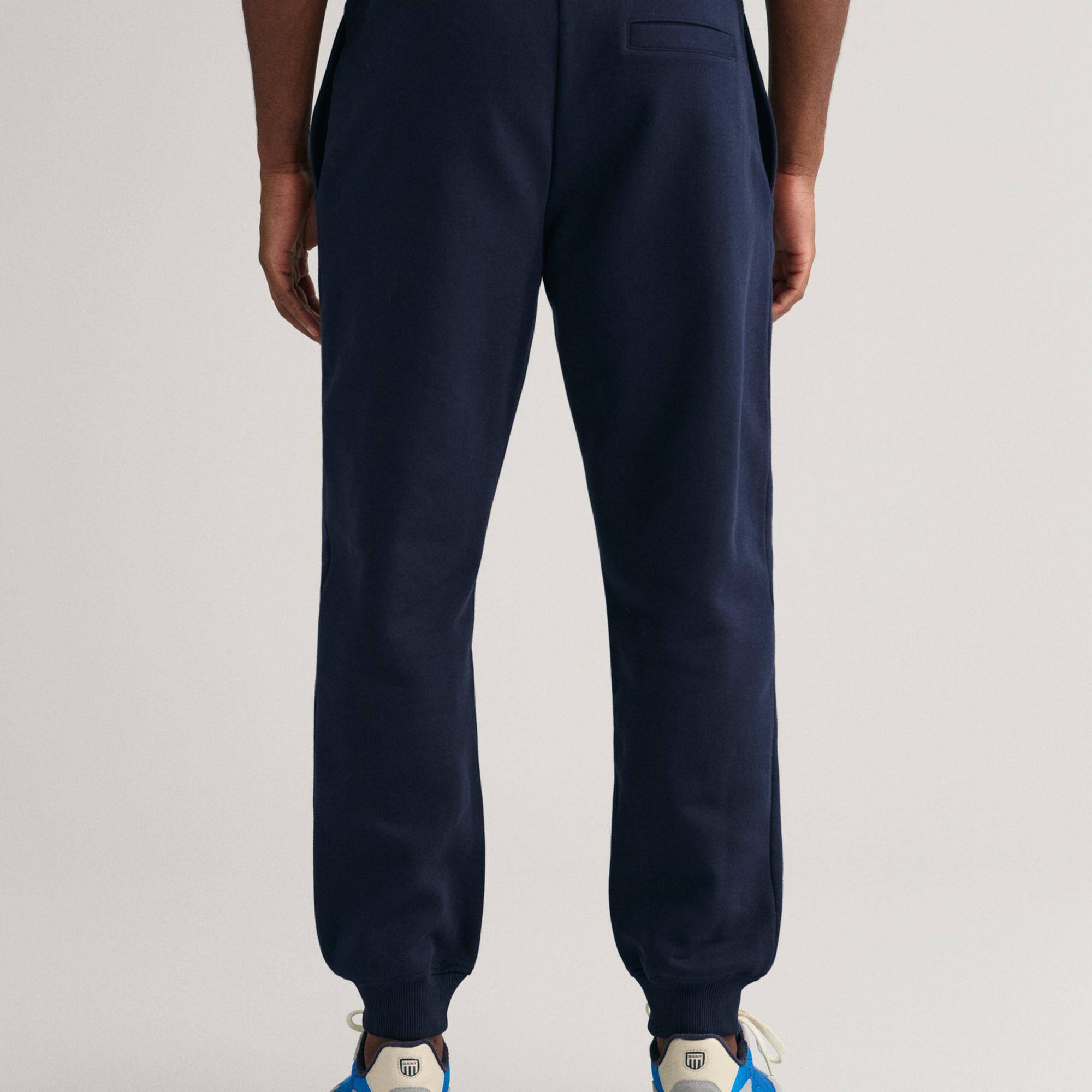 GANT Erkek Lacivert Regular Fit Logolu Eşofman Altı