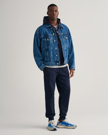  GANT Erkek Lacivert Regular Fit Logolu Eşofman Altı