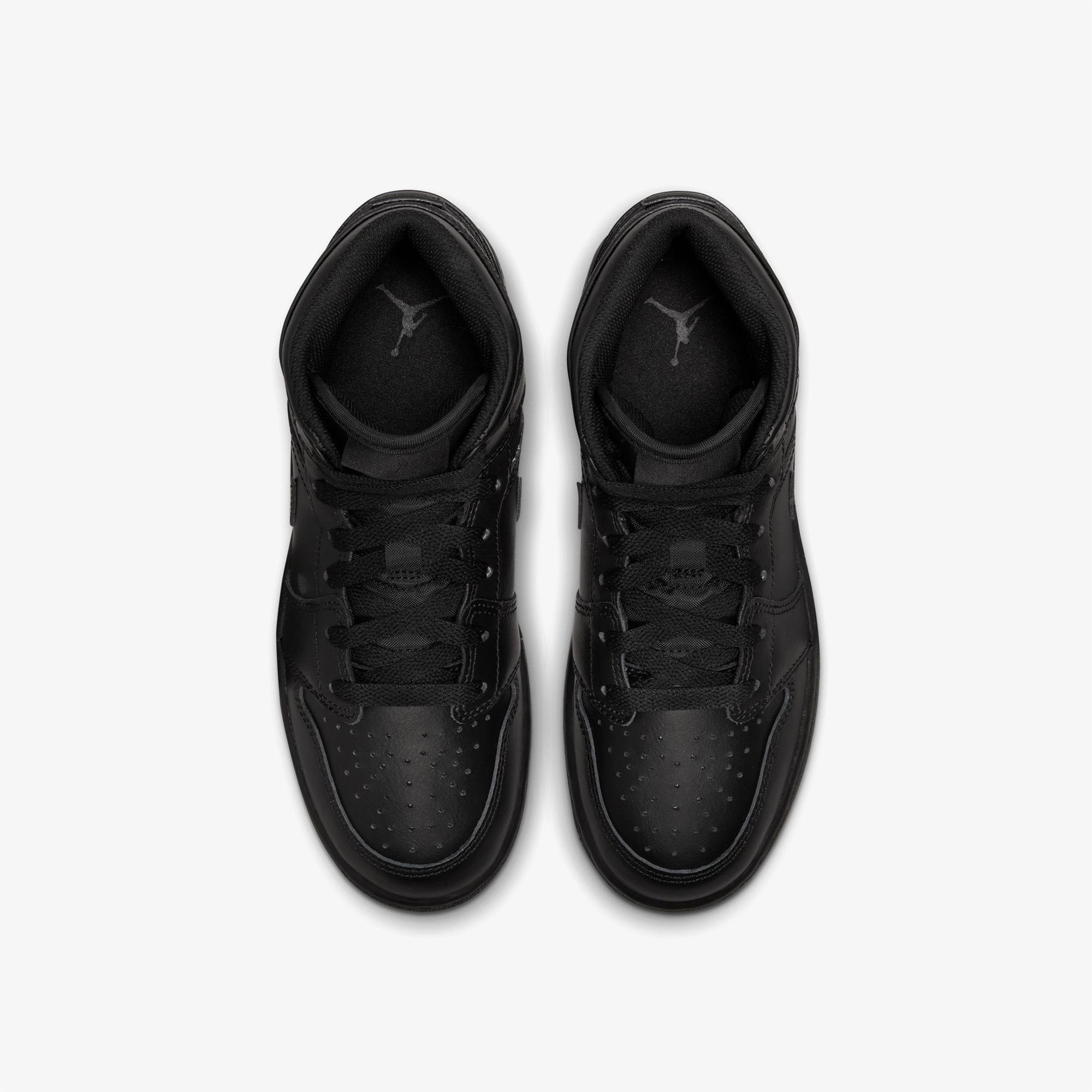 Jordan Air 1 Mid Siyah Spor Ayakkabı