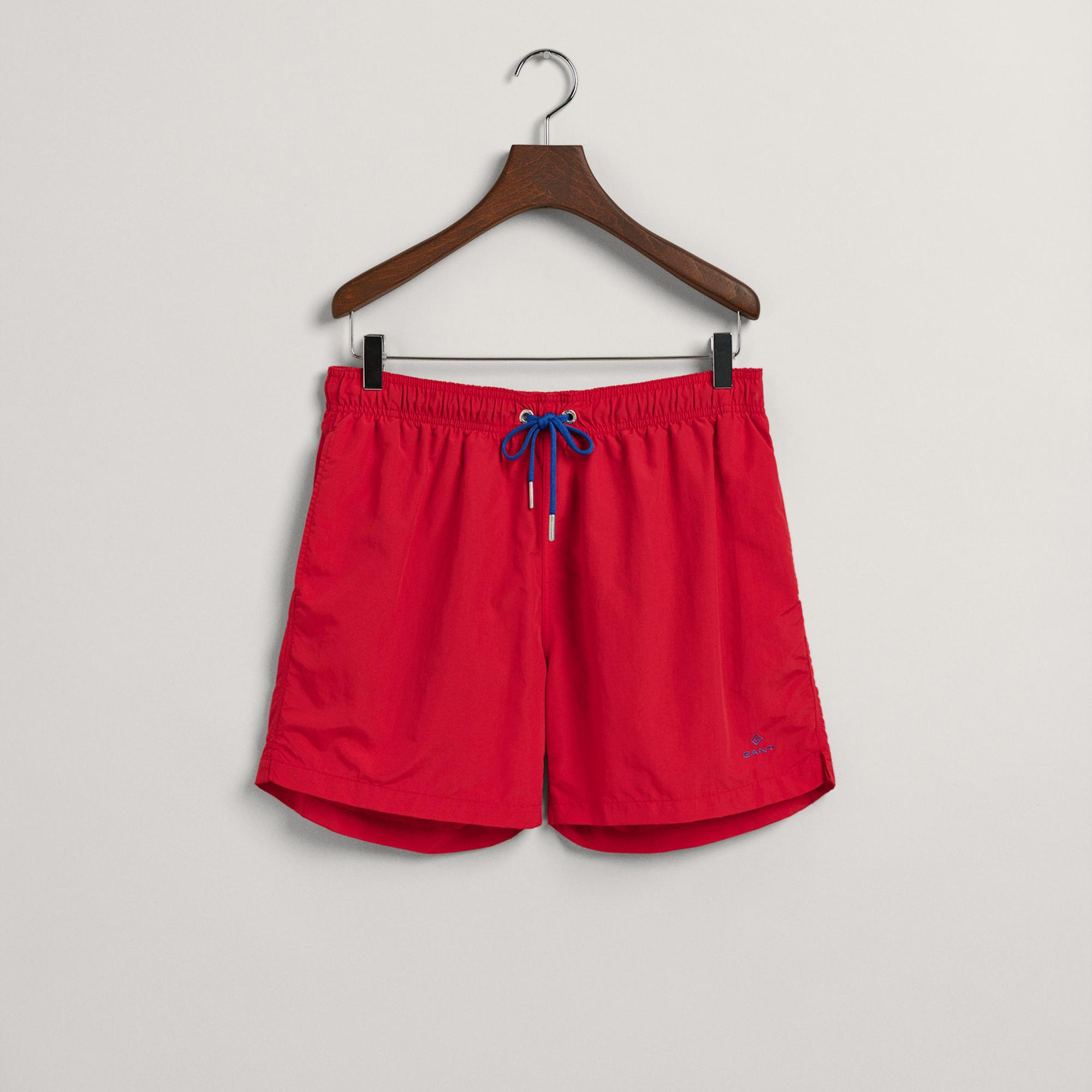 GANT Erkek Kırmızı Mayo Şort