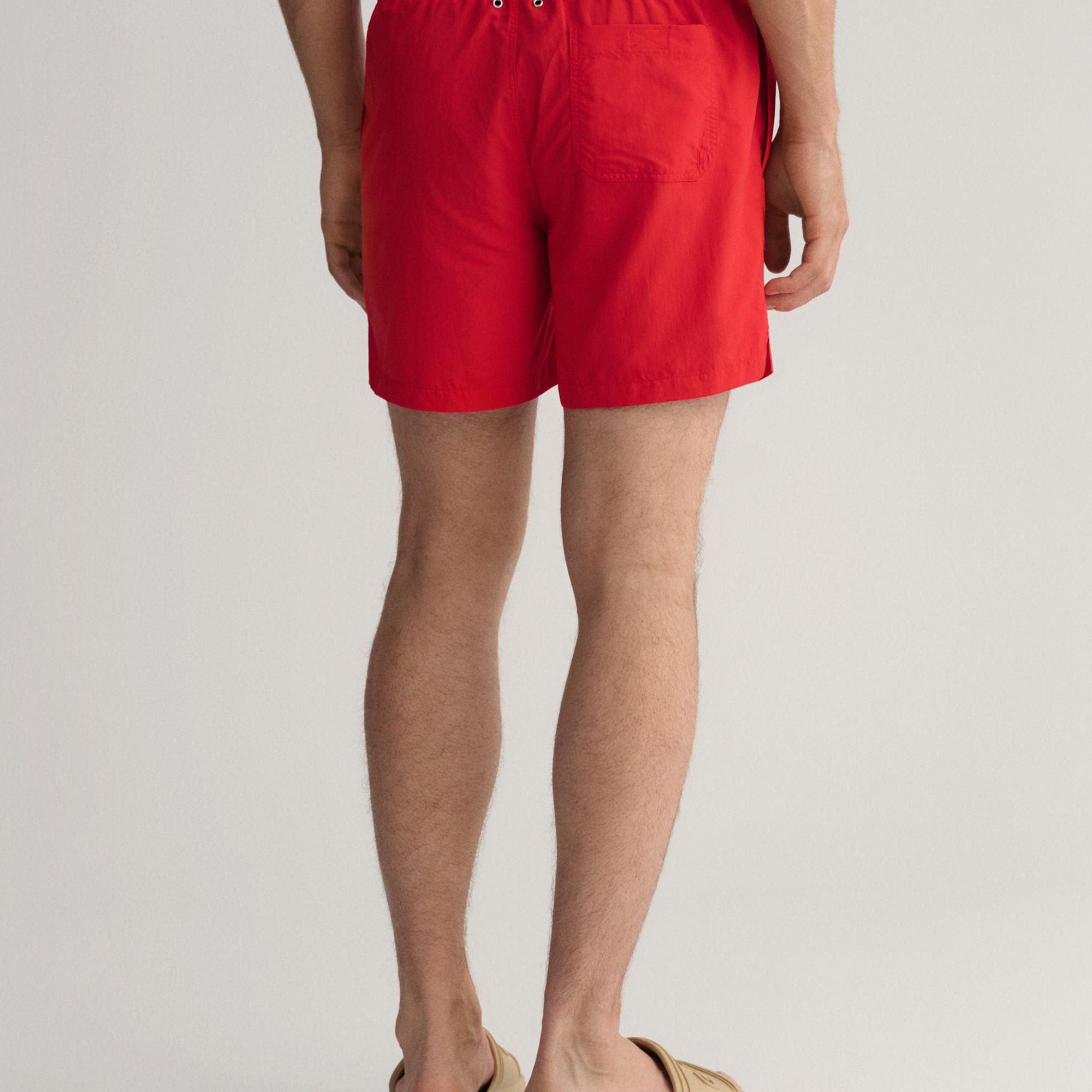 GANT Erkek Kırmızı Mayo Şort