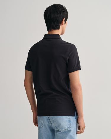  GANT Erkek Siyah Regular Fit Polo