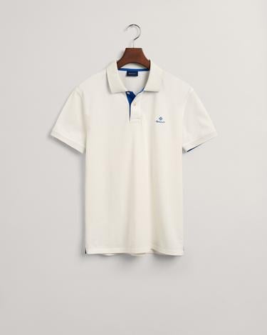  GANT Erkek Krem Slim Fit Polo