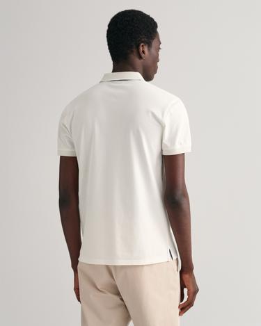  GANT Erkek Krem Slim Fit Polo