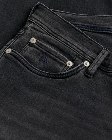  GANT Erkek Siyah Extra Slim Fit Jean Pantolon