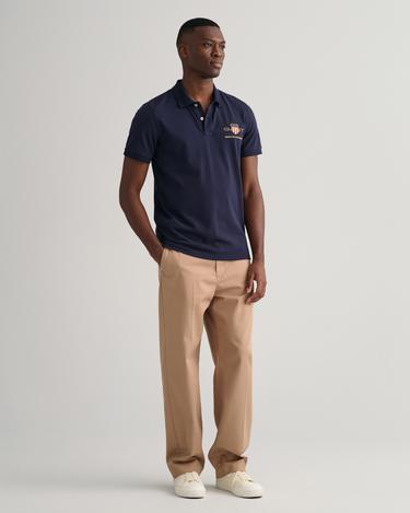  GANT Erkek Lacivert Regular Fit Logolu Polo