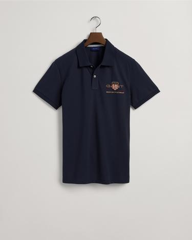  GANT Erkek Lacivert Regular Fit Logolu Polo