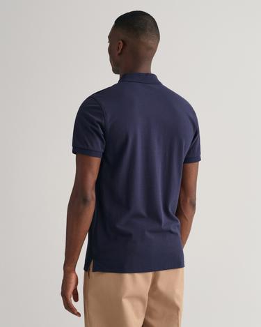  GANT Erkek Lacivert Regular Fit Logolu Polo