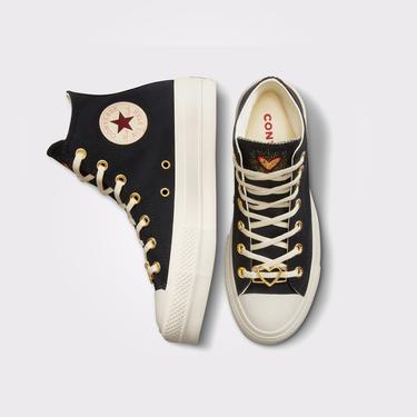  Converse Chuck Taylor All Star Lift Kadın Siyah Sneaker
