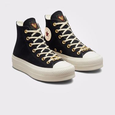  Converse Chuck Taylor All Star Lift Kadın Siyah Sneaker