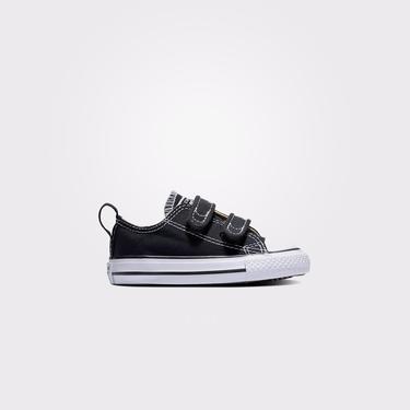  Converse Chuck Taylor All Star 2V Canvas Bebek Siyah Sneaker