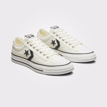  Converse Star Player 76 Premium Canvas Unisex Beyaz Sneaker