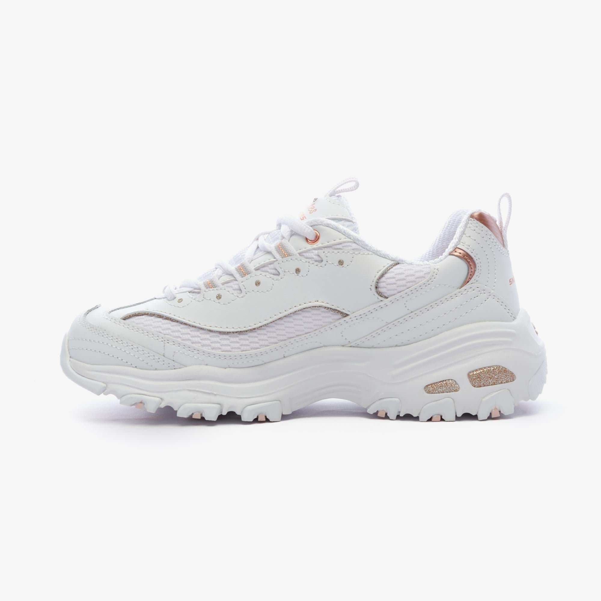 Skechers D Lites Kadın Beyaz Spor Ayakkabı