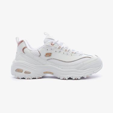  Skechers D Lites Kadın Beyaz Spor Ayakkabı