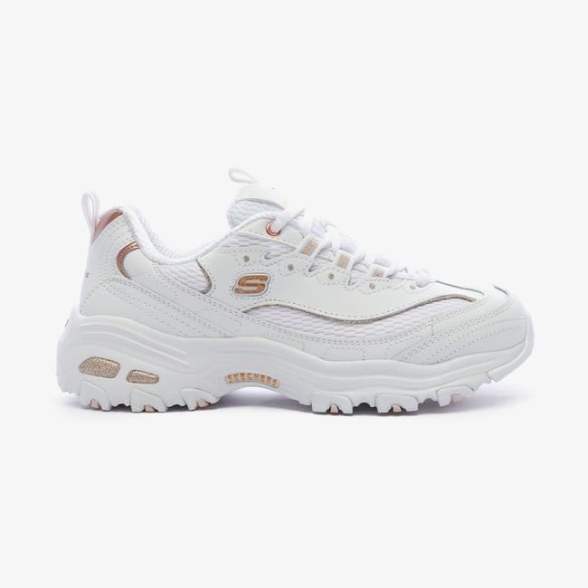  Skechers D Lites Kadın Beyaz Spor Ayakkabı