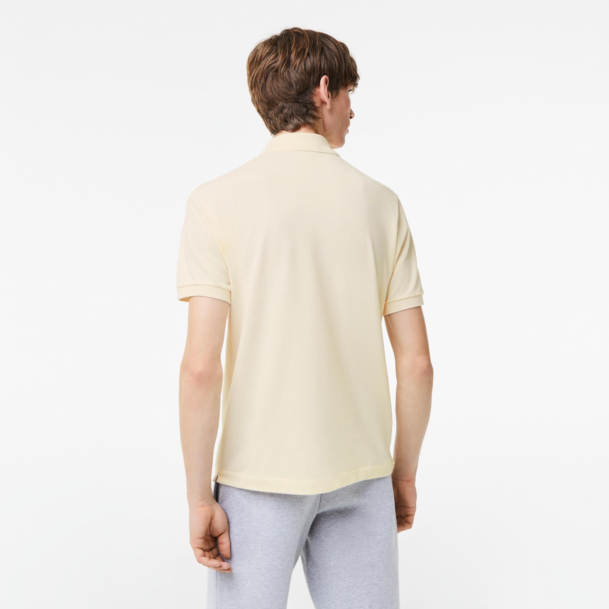 L.12.12 Erkek Classic Fit Bej Polo