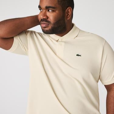 L.12.12 Erkek Classic Fit Bej Polo