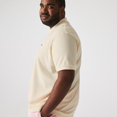  L.12.12 Erkek Classic Fit Bej Polo