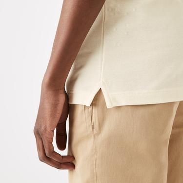  L.12.12 Erkek Slim Fit Bej Polo