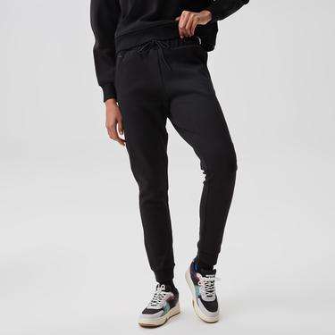  Kadın Slim Fit Siyah Eşofman Altı