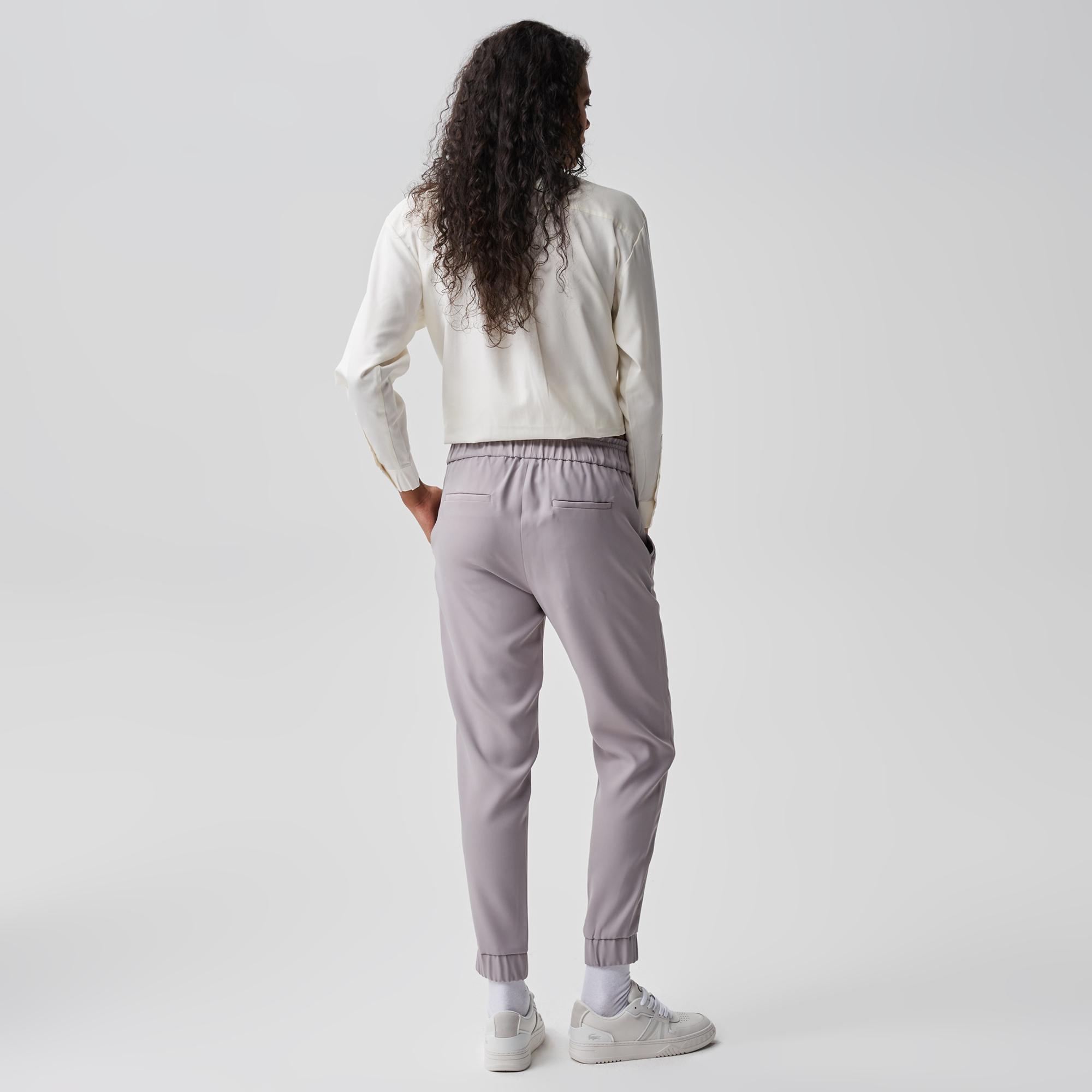 Kadın Tapered Fit Gri Pantolon