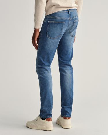  GANT Erkek Mavi Extra Slim Fit Jean Pantolon