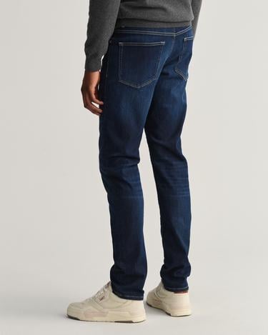  GANT Erkek Lacivert Extra Slim Fit Jean Pantolon