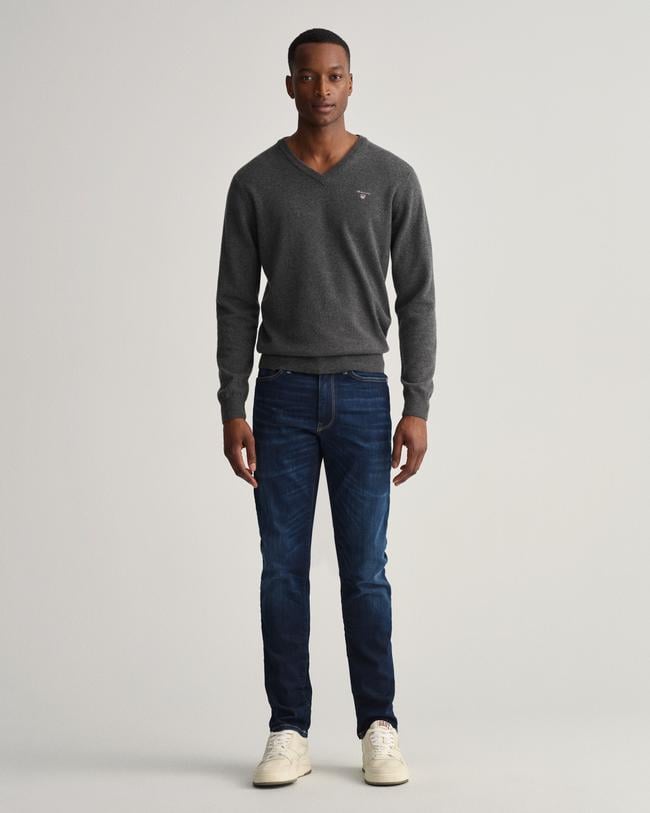  GANT Erkek Lacivert Extra Slim Fit Jean Pantolon