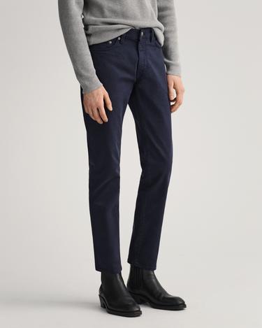  GANT Erkek Lacivert Slim Fit Hayes Pantolon