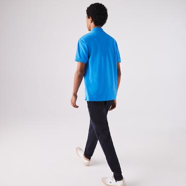  Lacoste Erkek Classic Fit L1212 Mavi Polo